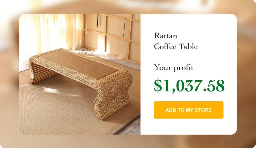 Rattan Coffee Table