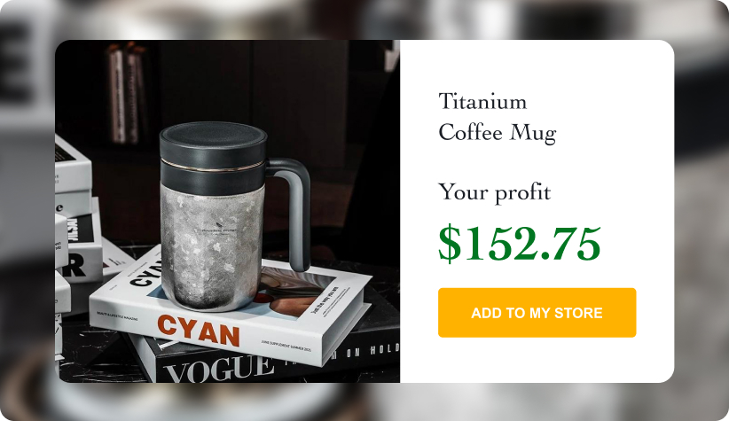 Titanium Coffee Mug