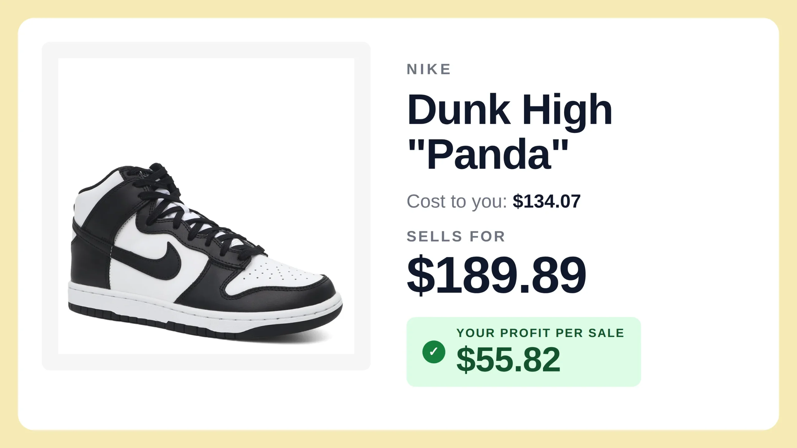 panda nikes