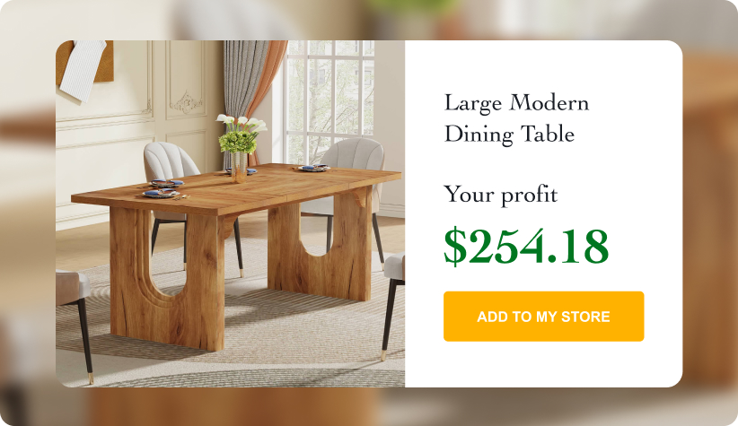 Large Modern Dining Table