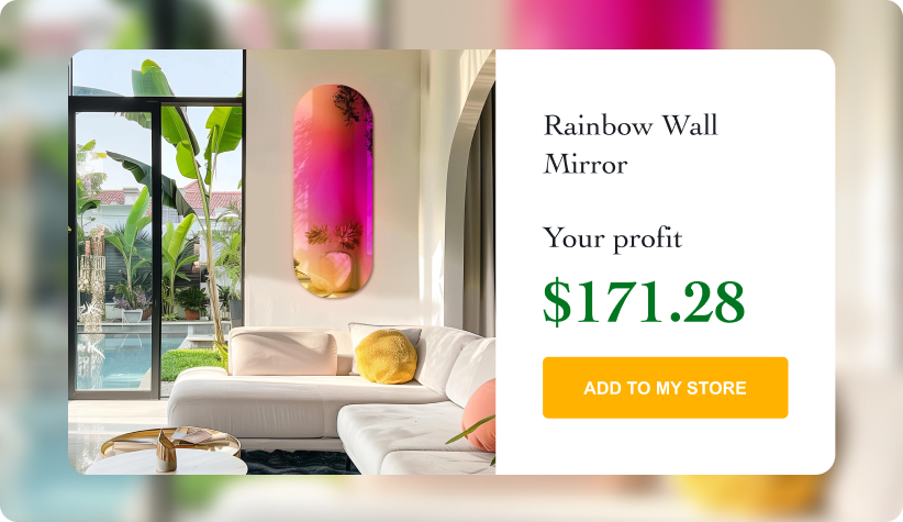 Rainbow Wall Mirror
