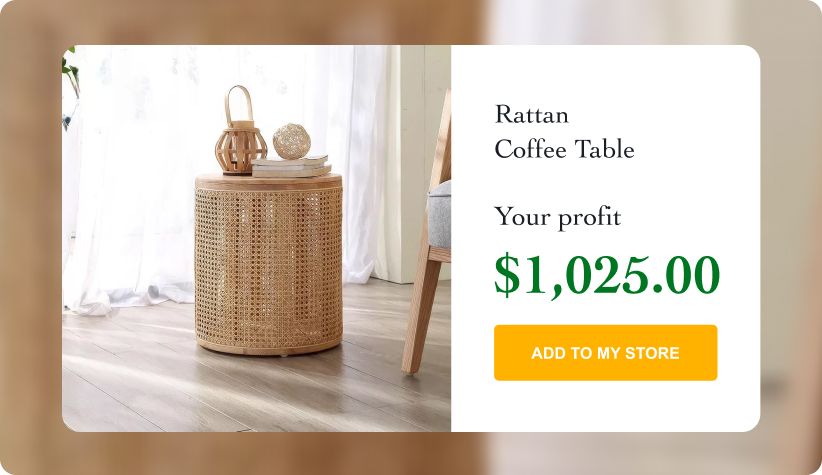 Rattan Coffee Table