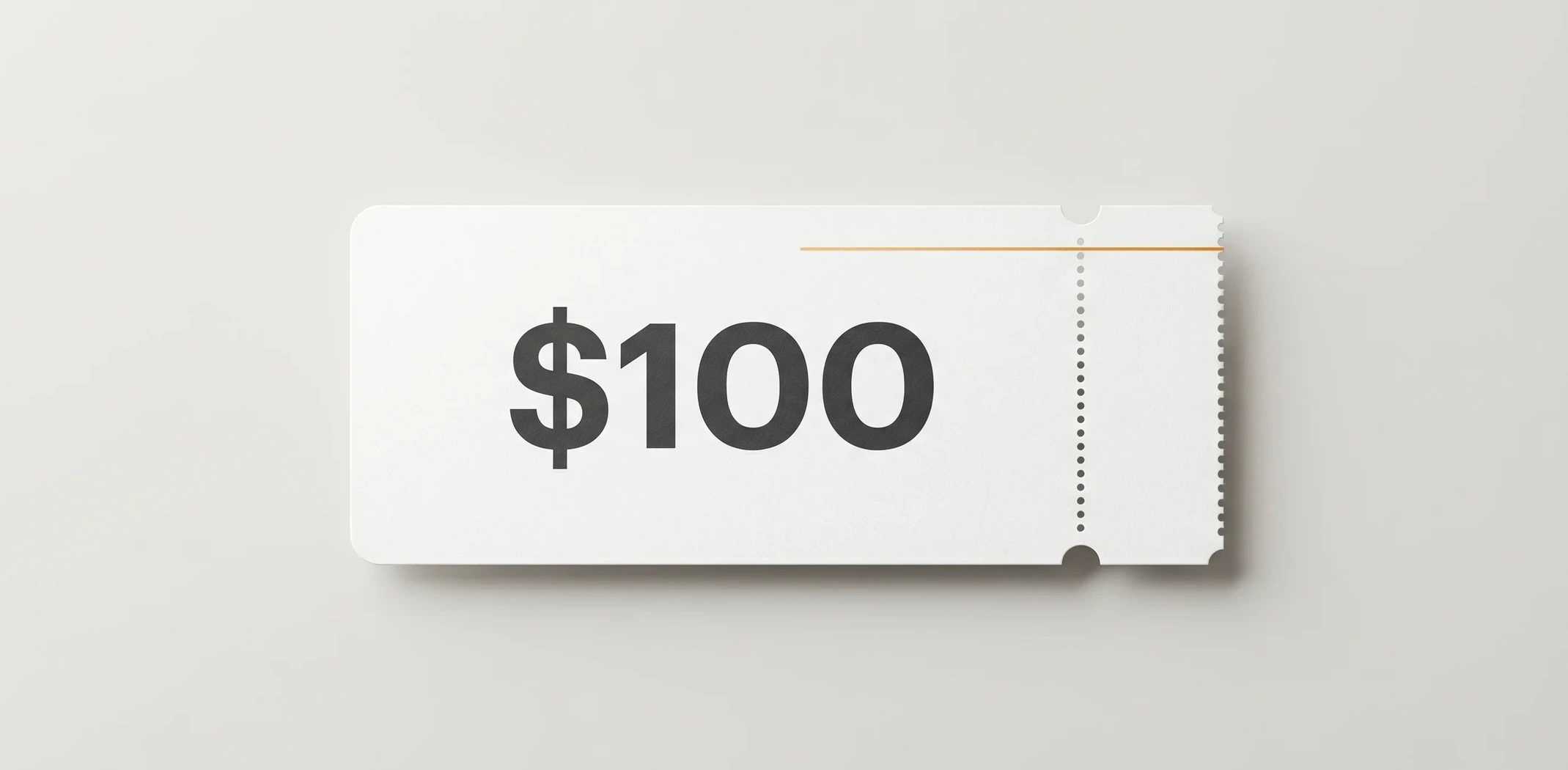 100 bucks gift