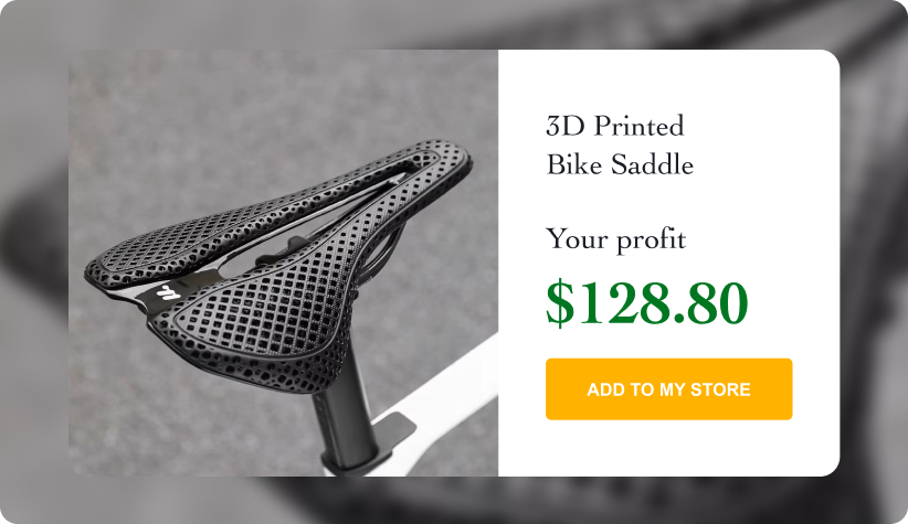 3D Printed Bike Saddle