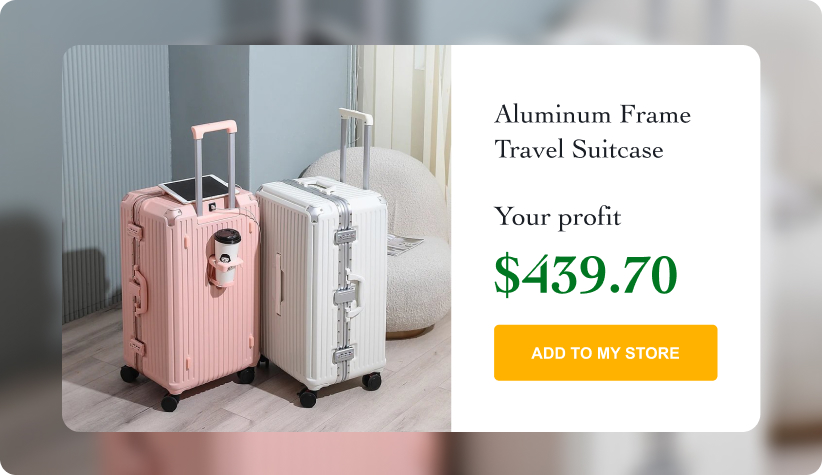 Aluminum Frame Travel Suitcase