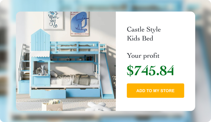 Castle Style Kids Bed