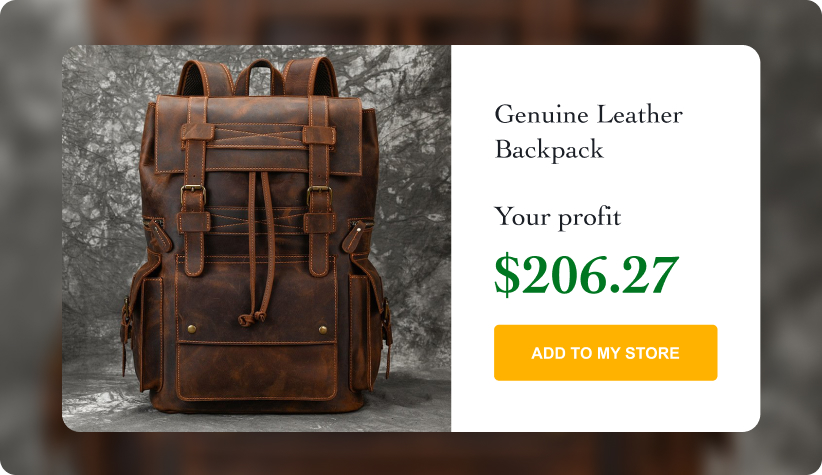 Genuine Leather Backpack