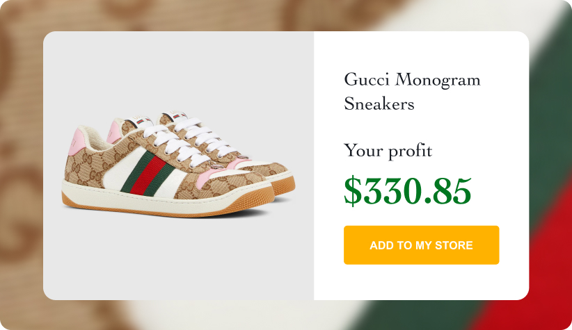 Gucci Monogram Sneakers