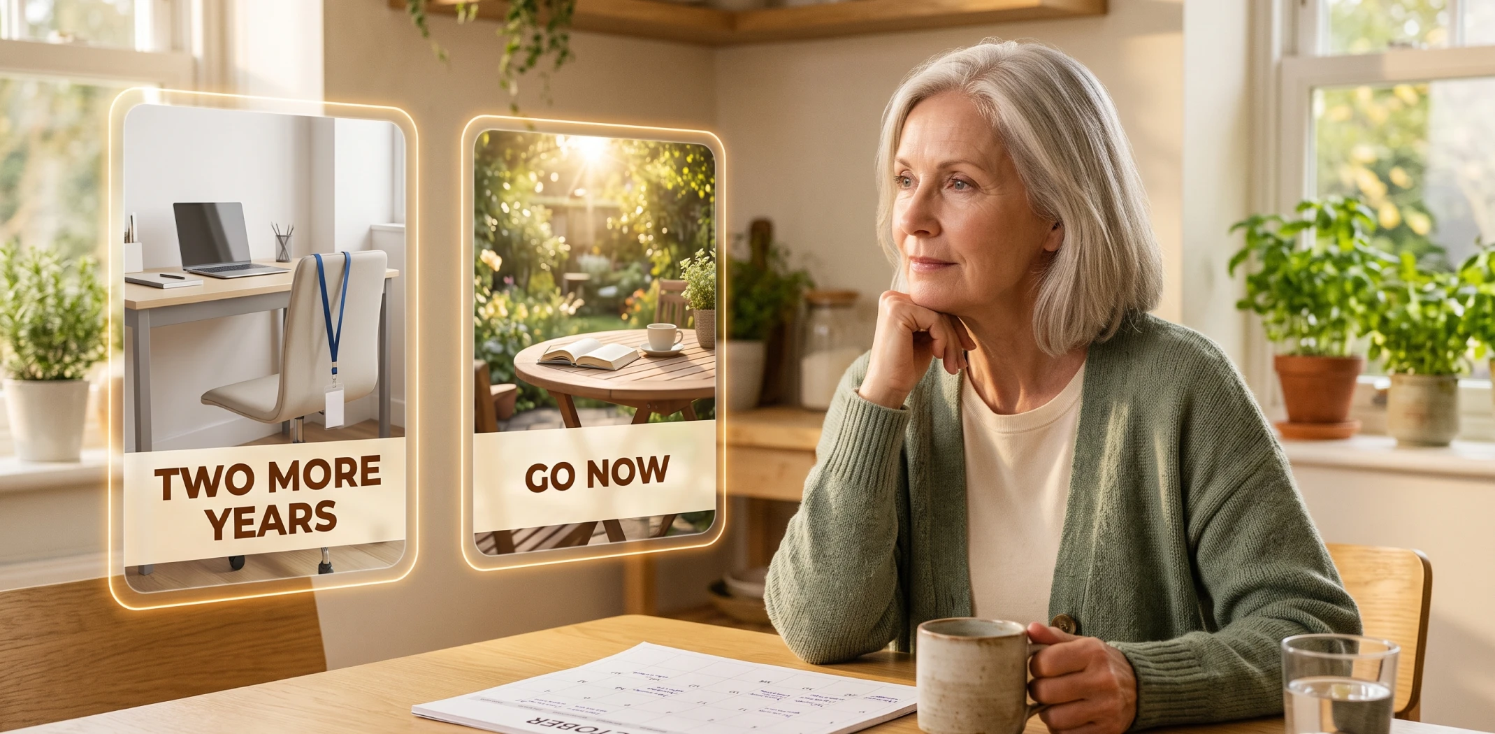 Retire Now Or Work Two More Years?