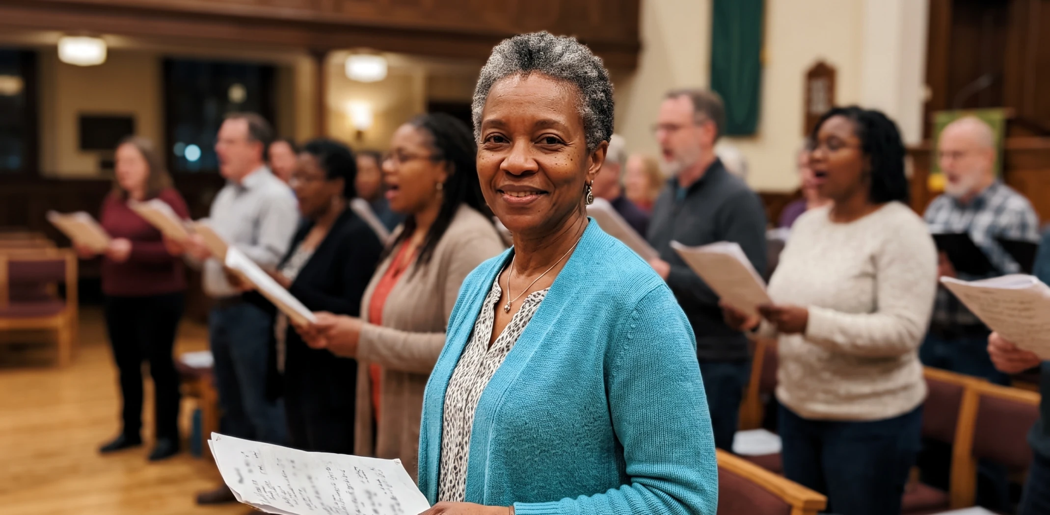 a woman in her fifties confident about a real retirement plan