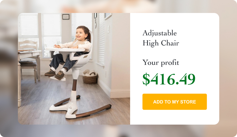 Adjustable High Chair
