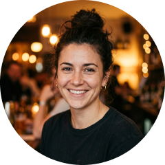 a woman on tips income who finished a flexible challenge