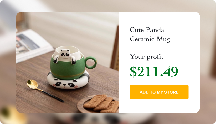 Cute Panda Ceramic Mug
