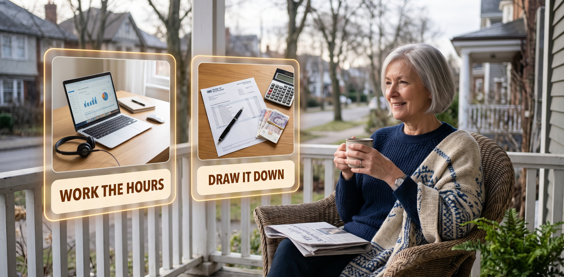 Work Part Time Or Take More From Savings?