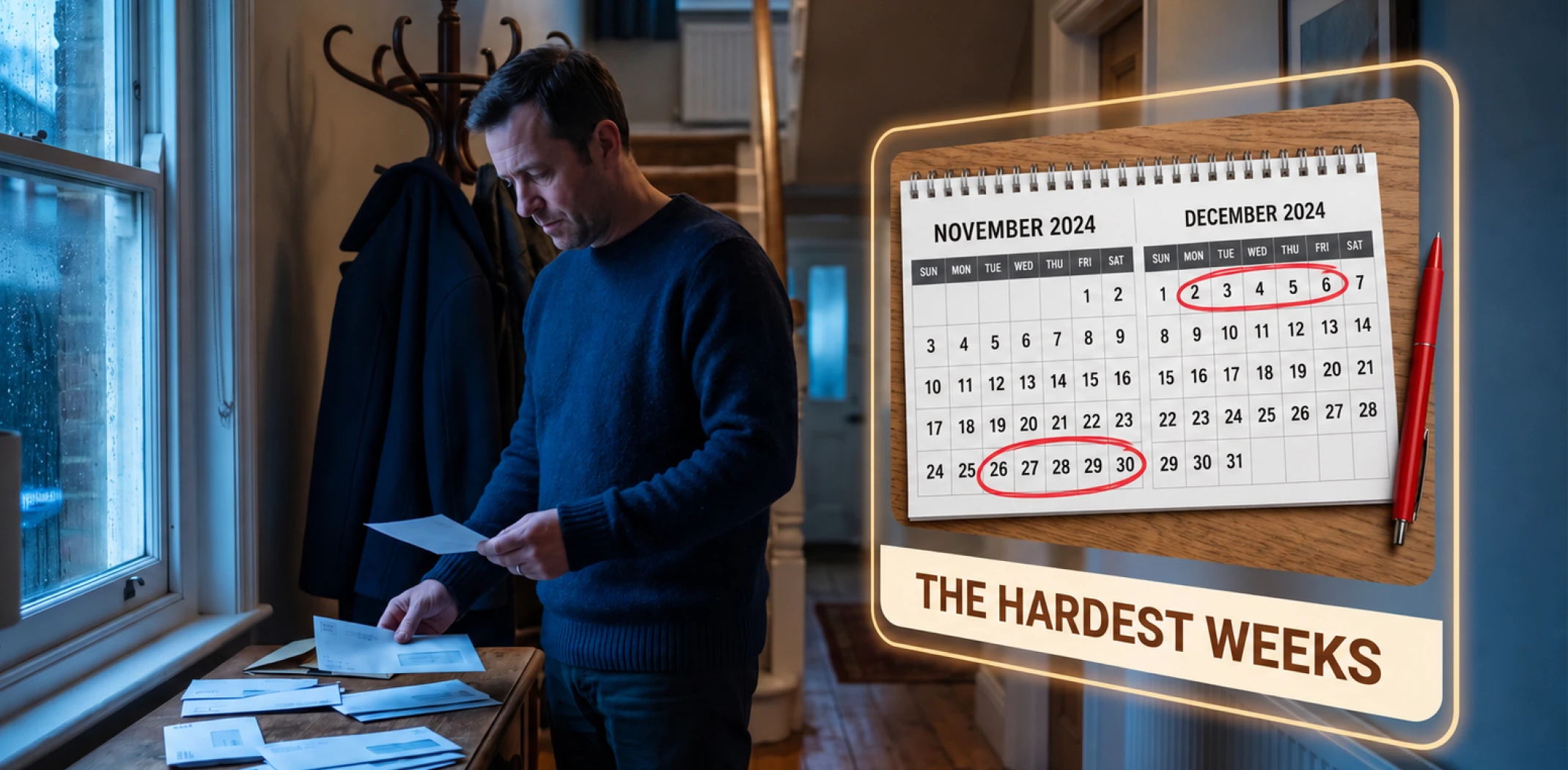 a schedule reshaped to survive the tight months