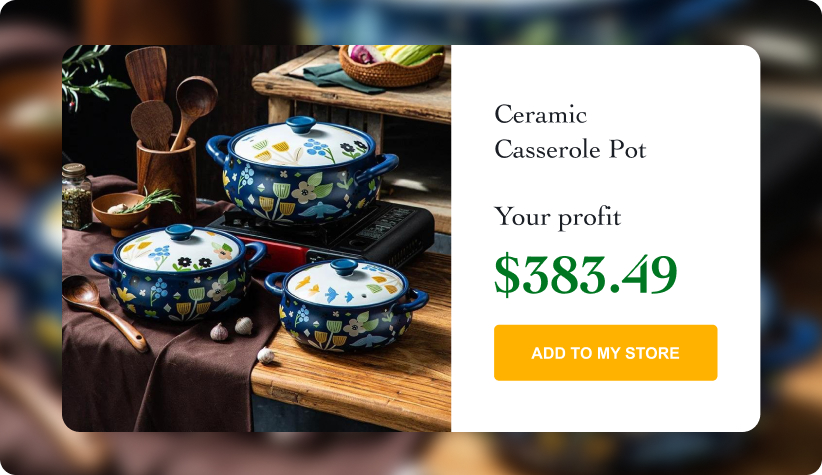 Ceramic Casserole Pot