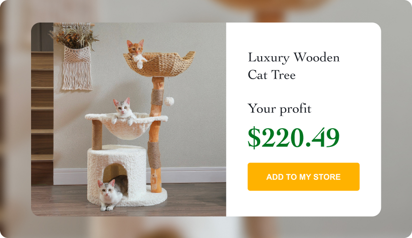 Luxury Wooden Cat Tree