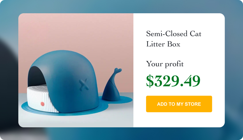 Semi-Closed Cat Litter Box