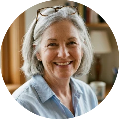 woman over 60 who found a real work from home job
